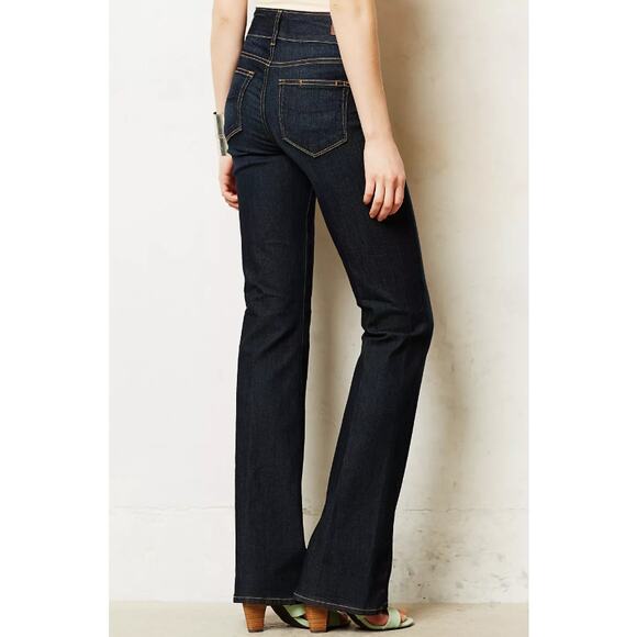 Paige Bootcut Jeans Womens Size 29 Dark Wash Blue Penrose Hidden Hills Mid Rise - Picture 3 of 13